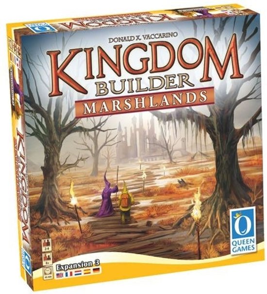 Afbeelding van het spel Kingdom Builder uitbr. 3, Marshlands - NL / ENG / FR / DE :: Queen Games