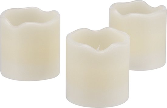 Haushalt HH55045 Vlamloze led kaarsen, set van 3 stuks
