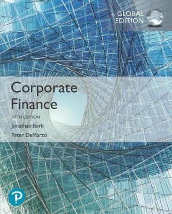 Finance 1 Book Summary & Lecture Notes - GRADE 9,0