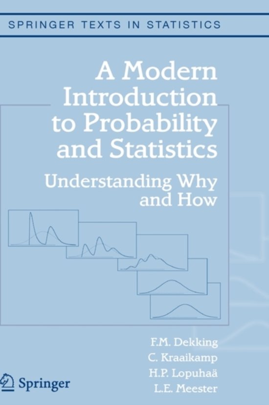[BSc TN] Summary A Modern Introduction to Probability and Statistics
