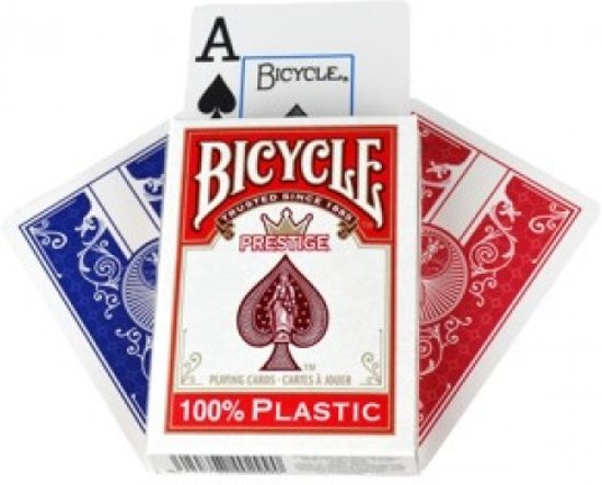 Afbeelding van het spel Bicycle Prestige plastic pokerkaarten