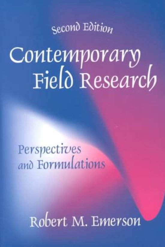 Contemporary Field Resarch