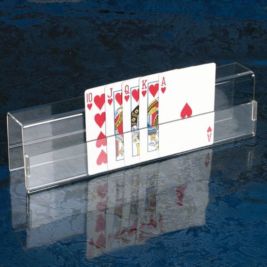 Afbeelding van het spel Speelkaarten houder plexiglas