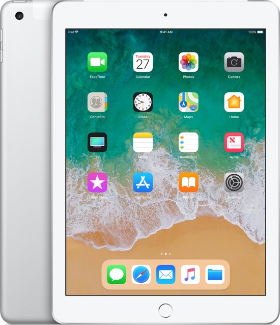 Apple iPad (2018) 128GB Wifi + 4G Silver