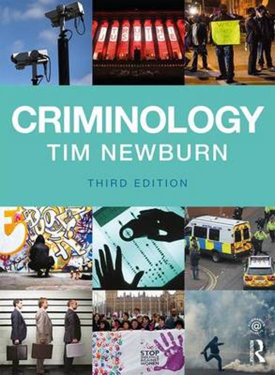 Criminology Summary, ISBN: 9781138643130 Criminology