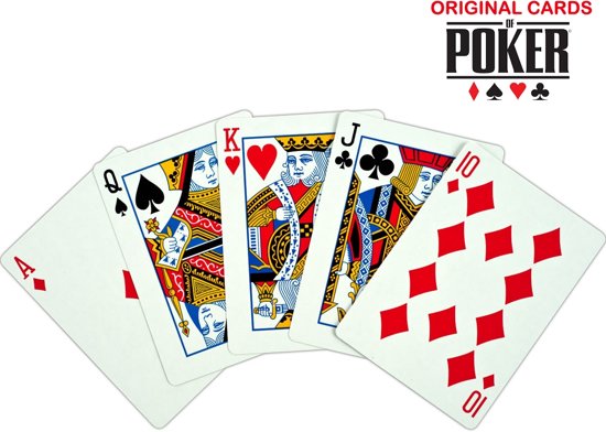Thumbnail van een extra afbeelding van het spel Originele Speelkaarten Set voor o.a Poker / Texas Hold 'em