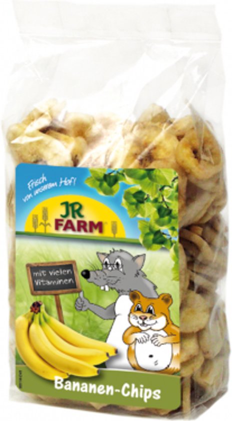 JR Farm - Bananenchips - 150g - Verpakt per 3 - Knaagdierensnack