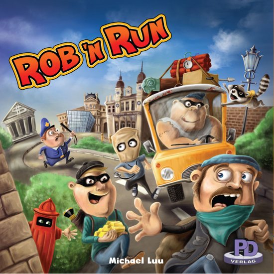 Afbeelding van het spel Rob 'N Run Bordspel (Engelstalige Versie)