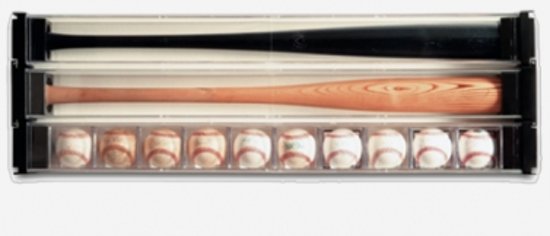 Ballqube Baseball/Softball Bat Display Holder - One Size