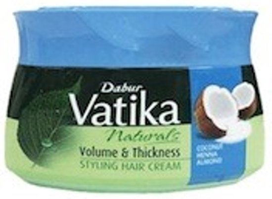 Foto van Dabur Vatika Naturals Volume and Thickness Styling Hair Cream 140 gr