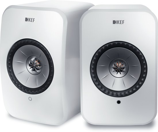 KEF LSX wireless stereo systeem Wit