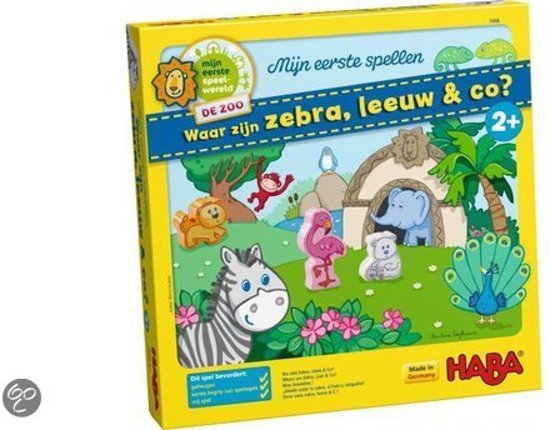 Afbeelding van het spel Spel - Mijn eerste spel - Waar zijn zebra, leeuw & co? (Nederlands) = Duits 7130 - Frans 7445