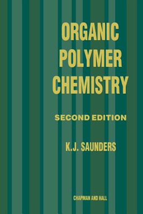 Bol Com Organic Polymer Chemistry K J Saunders