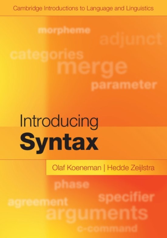 Syntaxis II samenvatting van het boek 'Introducing Syntax' 