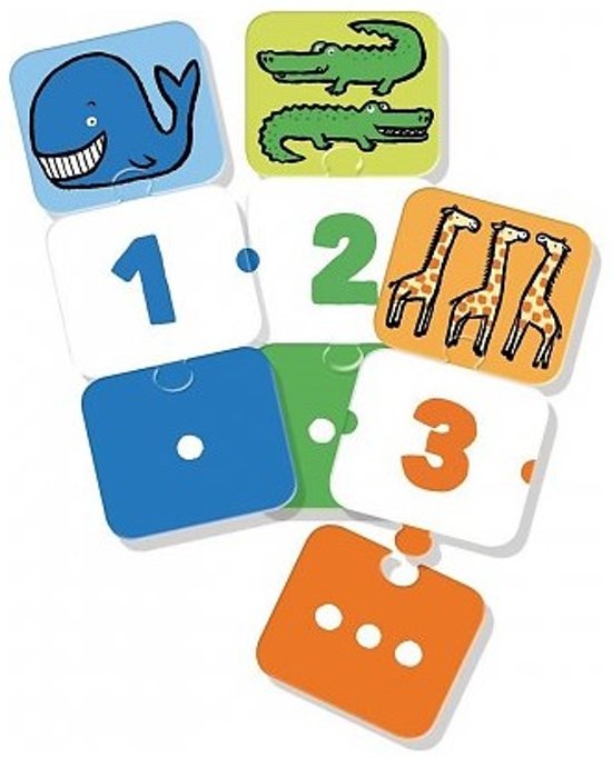 Thumbnail van een extra afbeelding van het spel Jumbo Playlab '' Ik Leer Cijfers '' | Cijfers Leren | Leren Tellen en Rekenen| Ordenen van Klein naar Groot | Tellen tot 10| Puzzel