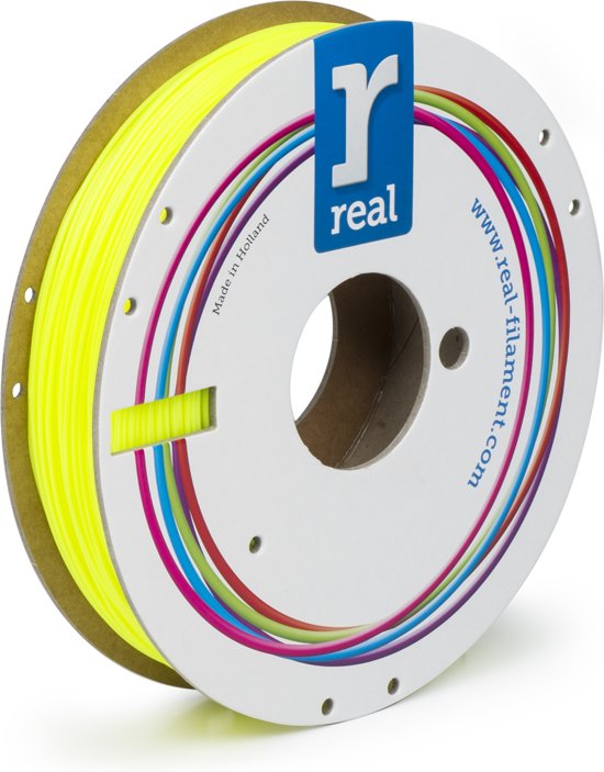 REAL Filament PLA fluoriserend geel 1.75mm (500g)