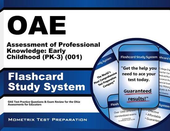 Thumbnail van een extra afbeelding van het spel Oae Assessment of Professional Knowledge Early Childhood (Pk-3) (001) Flashcard Study System