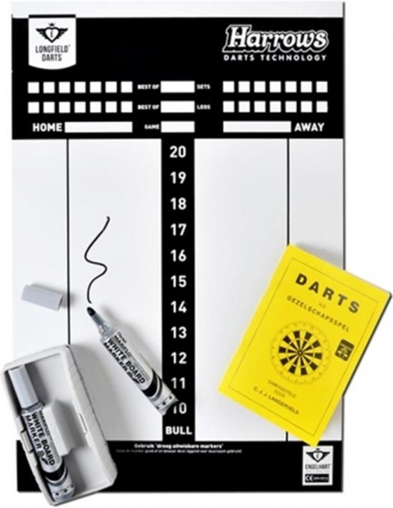 Afbeelding van het spel Dartbord scorebord met markers