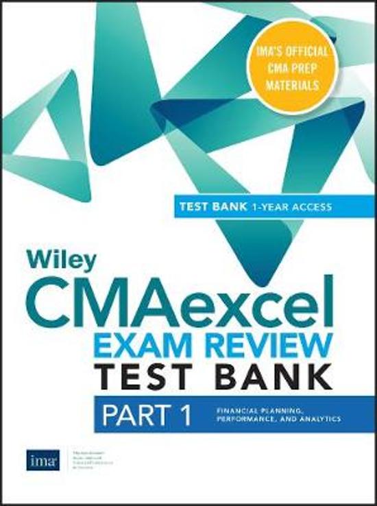 Wiley CMAexcel Learning System Exam Review 2020, Ima
