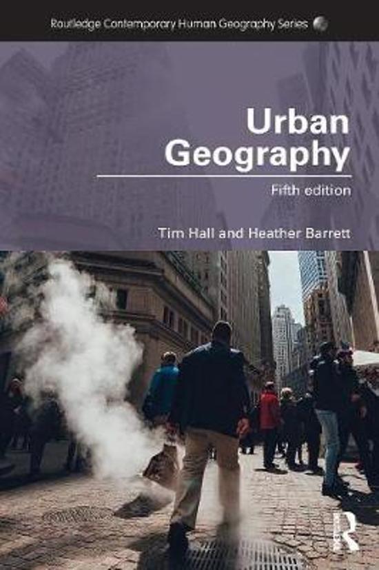 Bondige samenvatting van Inleiding Stadsgeografie (boek)