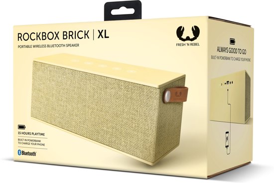 Fresh 'n Rebel Rockbox Brick XL Bluetooth Speaker Fabriq Edition