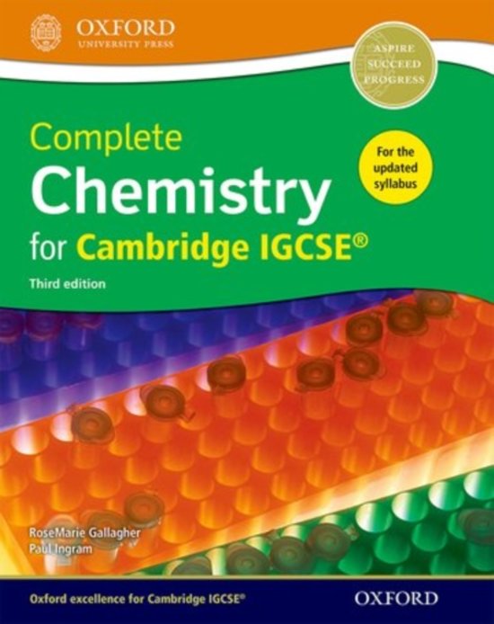 Complete Chemistry for Cambridge IGCSE (R) Student Book