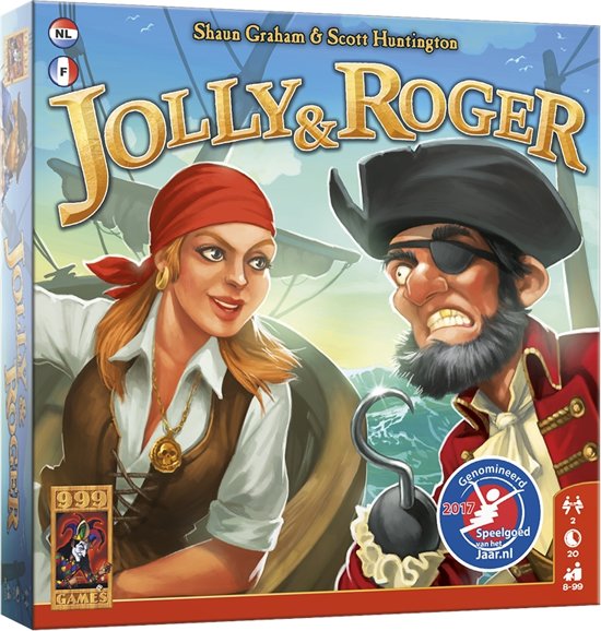 Thumbnail van een extra afbeelding van het spel Jolly & Roger Bordspel
