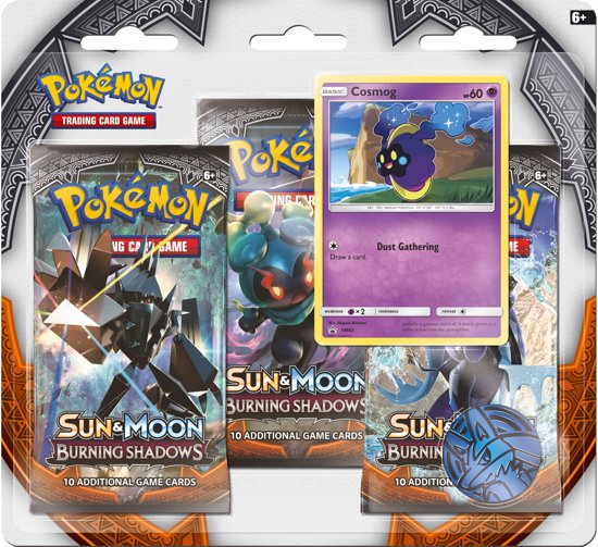 Afbeelding van het spel Pokémon Sun & Moon Burning Shadows 3BB C24 Cosmog