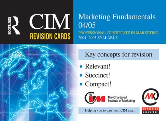 Afbeelding van het spel CIM Revision Cards: Marketing Fundamentals 04/05