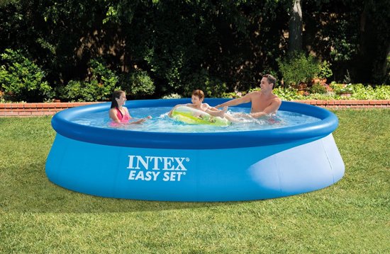 Intex easy set zwembad 396cm x 84cm