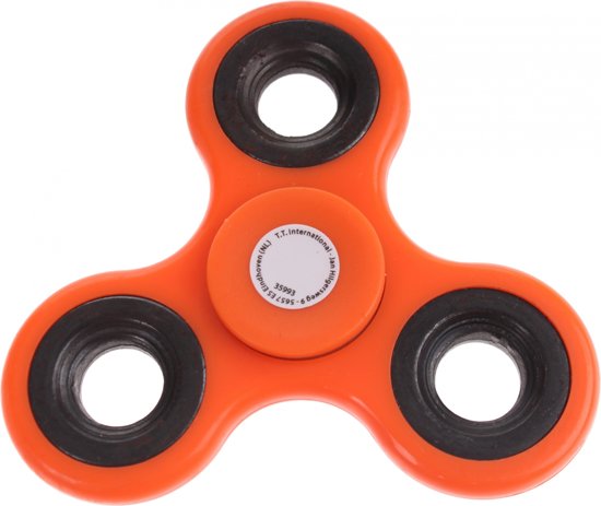 Afbeelding van het spel Toi-toys Fidget Spinner 3 Poten Oranje