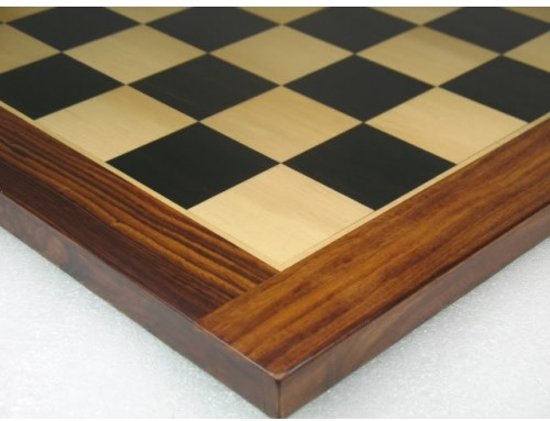 Afbeelding van het spel Prachtig houten schaakbord, Ebben & Sheesham hout, 60 mm