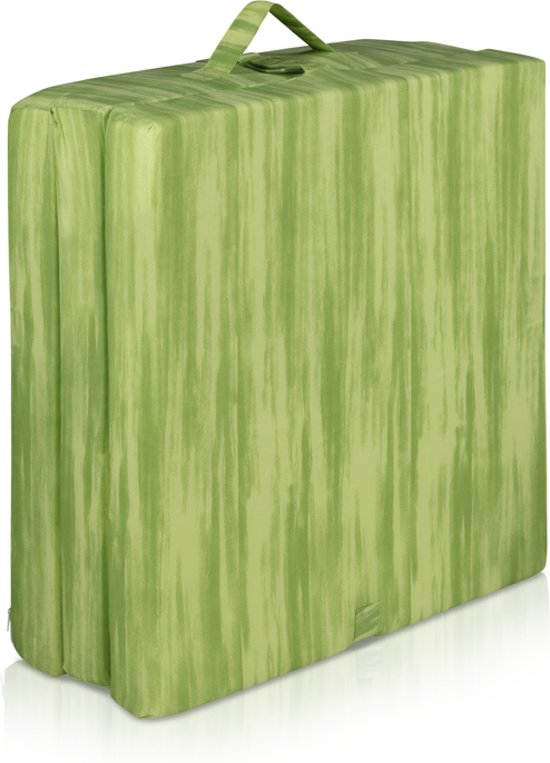 Inklapbaar vouwmatras  - opvouwbare matras 65x190cm groen