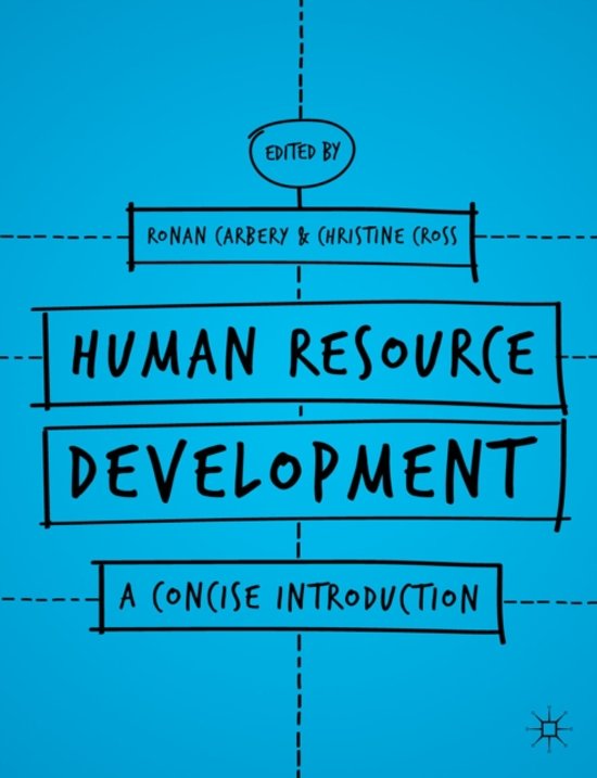 Summary Human Resource Development (lectures, articles) VU 3rd year (EN)