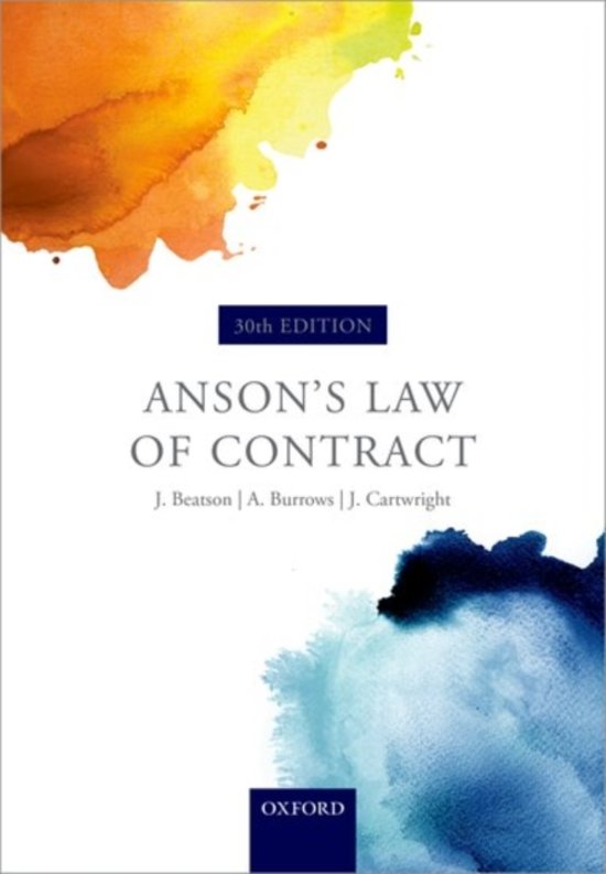*FLASH SALE*2024/25 UPDATED* 1st Class Contract Law Notes