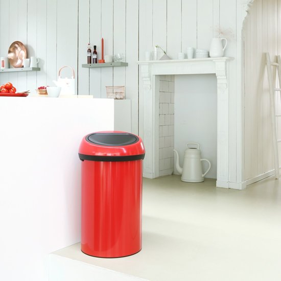 Brabantia Touch Bin 60 Liter Passion Red