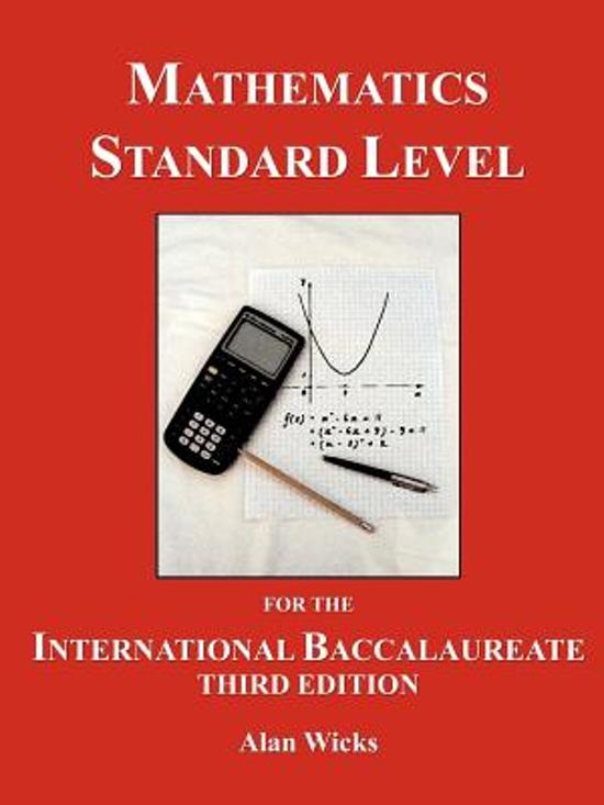 Mathematics Standard Level for the International Baccalaureate