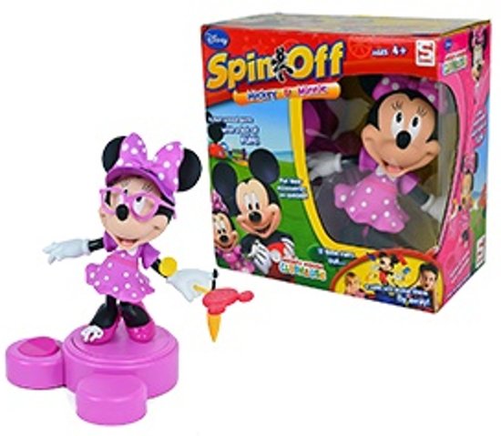 Thumbnail van een extra afbeelding van het spel Minnie Mouse Spin Off Spel inclusief Accessoires | Race tegen de Klok | Draai Spel | Zenuwslopende Spel