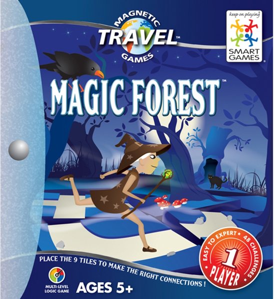 Thumbnail van een extra afbeelding van het spel Smart Games Magnetic Travel Het Magische Bos - Reiseditie