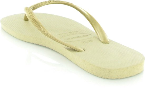 Havaianas Slim Dames Slippers - Sand Grey/light Golden