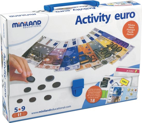 Thumbnail van een extra afbeelding van het spel Miniland Leerspel met Speelgeld -  Kinderspel