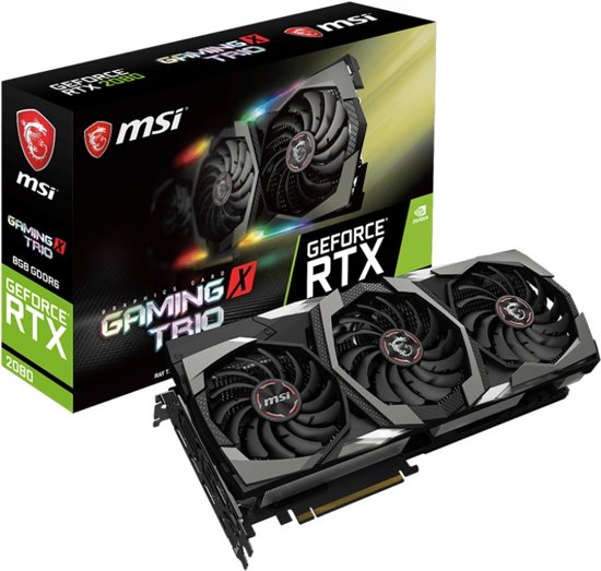 MSI GeForce RTX 2080 GAMING X TRIO 8G