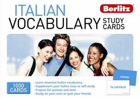 Afbeelding van het spel Italian Vocabulary Study Cards