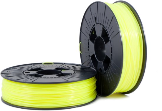 PLA 1,75mm yellow fluor 0,75kg - 3D Filament Supplies