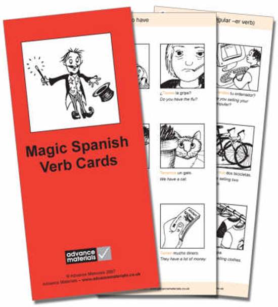 Afbeelding van het spel Magic Spanish Verb Cards Flashcards