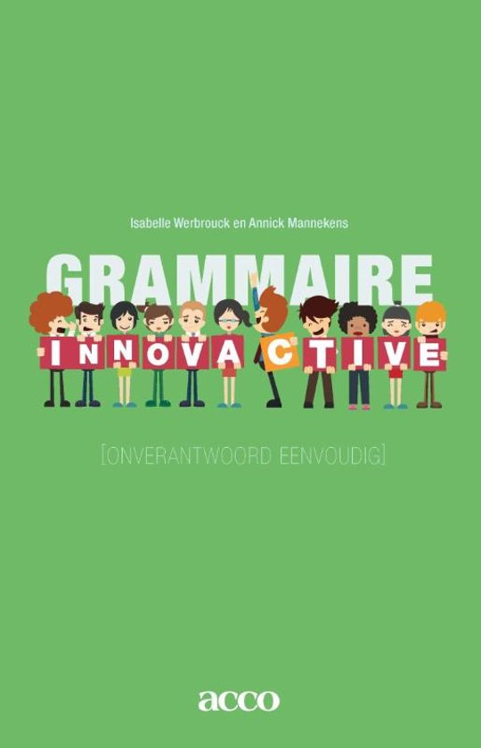 Grammaire innovactive 1.0 - samenvatting boek & PTT's