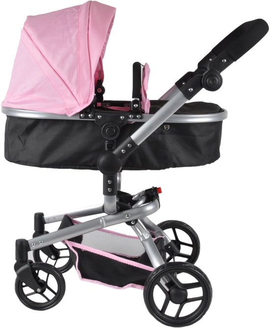 Bandits and Angels Black Angel 2in1 softpink poppenwagen