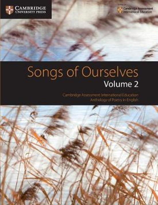 CIE English Literature GCSE - ‘Songs of Ourselves, Volume 2’