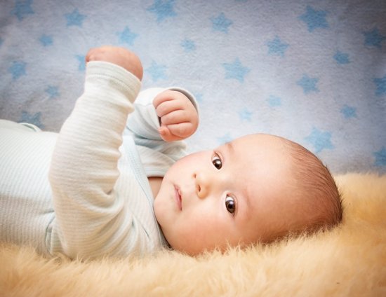 Schapenvacht voor baby WOOLSKINS / kraamcadeau & Babycadeau - Vachtlengte +/-3cm