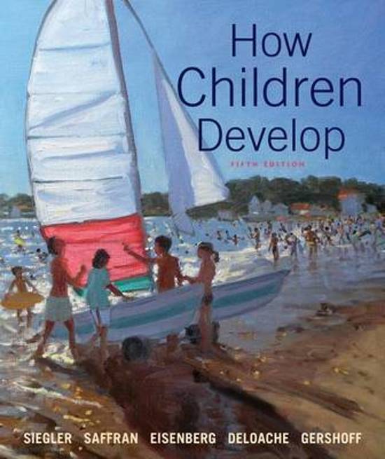Test Bank For How Children Develop 5th Edition by Robert Siegler 9781319014230 Chapter 1-16 Complete Guide.